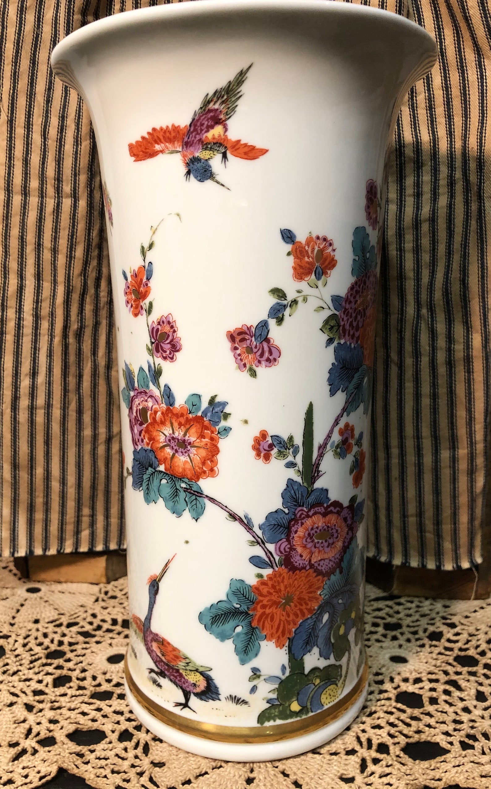 Vintage Lenox Saxony Vase Smithsonian Institutions Collection Etsy