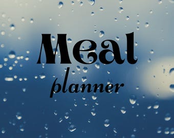 Meal Planner Printable, Weekly Planner, Monthly Planner, Fridge, Freezer, Pantry Inventory, BONUS Grocery List, Recipe Page, Shopping list!