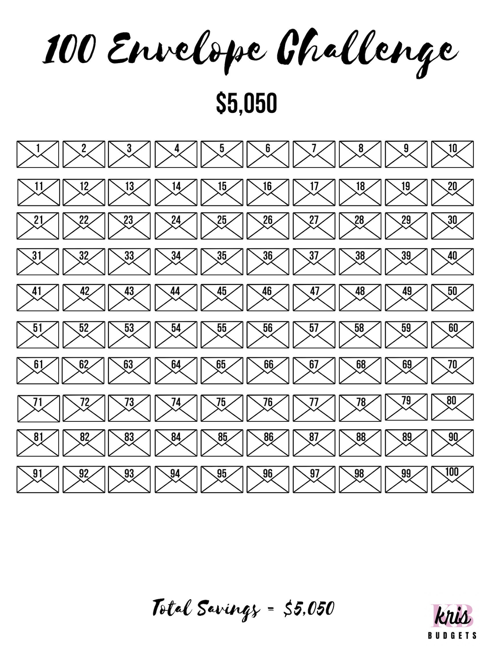 100-envelope-challenge-tracker-free-printable