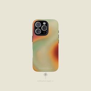 Aura Gradient Phone Case | Earth Tone iPhone Case | Retro Abstract Phone Case