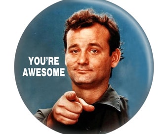 2.25&quot; Magnet - &quot;You&#39;re Awesome&quot; Bill Murray Pointing