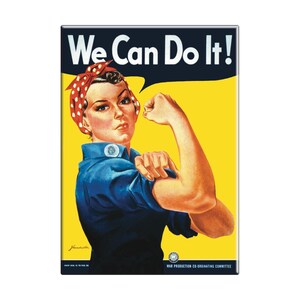 3.5&quot; Compact Mirror - Rosie The Riveter - We Can Do It!