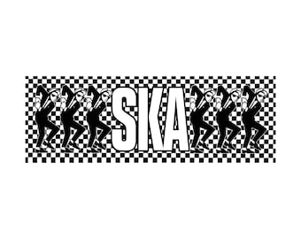 Stickers Vinyl X6 85mm Ska Record Label Retro Laptop Skinhead 1970s 2 Tone Mods Scooters Record Vintage Wall Car (for Non-porous Surfaces) - Australia - Foto 4