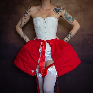 POCKET HOOPS - Queen of Hearts - 18th century inspired pannier