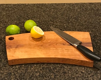 Handmade Curved Cherry Cutting Board/ Charcuterie Board