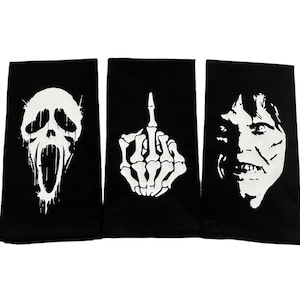 Horror towel variety black