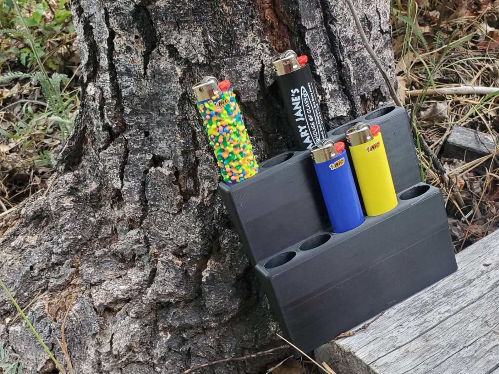 Wall mounted Bic lighter holder/ display Etsy