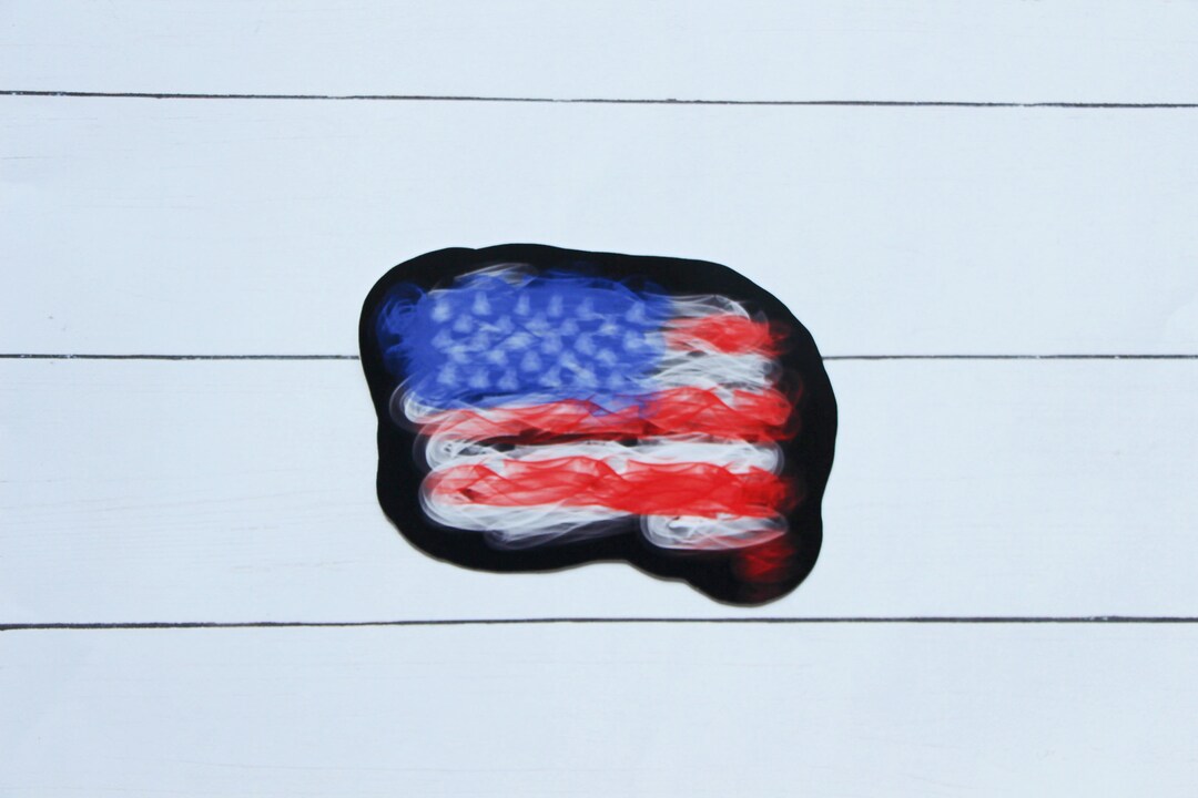 Flag Decal- Flag Stcker- Amercan Flag Vnyl Decal Stcker- US Flag