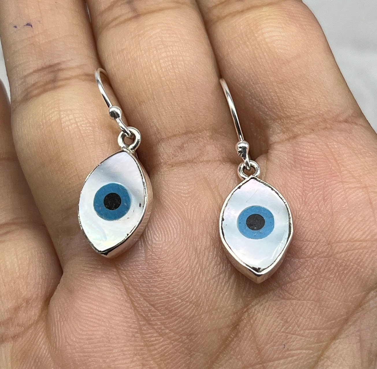 Etsy evil eye earrings best sale