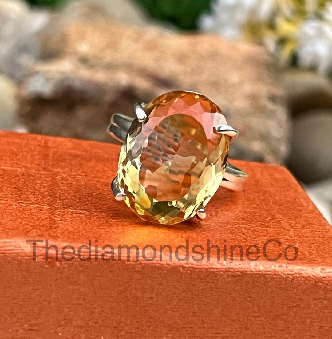 Anillo De Piedras Preciosas Hecho A Mano: Joyería Bohemia Plateada, Venta Al Por Mayor - México