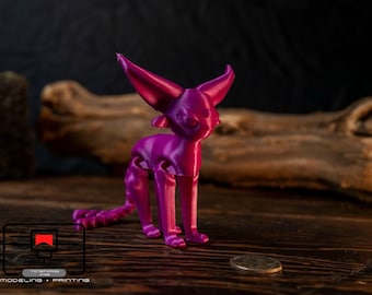 Juguete antiestrés Espeon articulado impreso en 3D