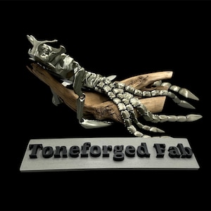 Articulated 3D printed Sea Emperor Leviathan, flexi sea monster, Seabeast Movie, Subnautica