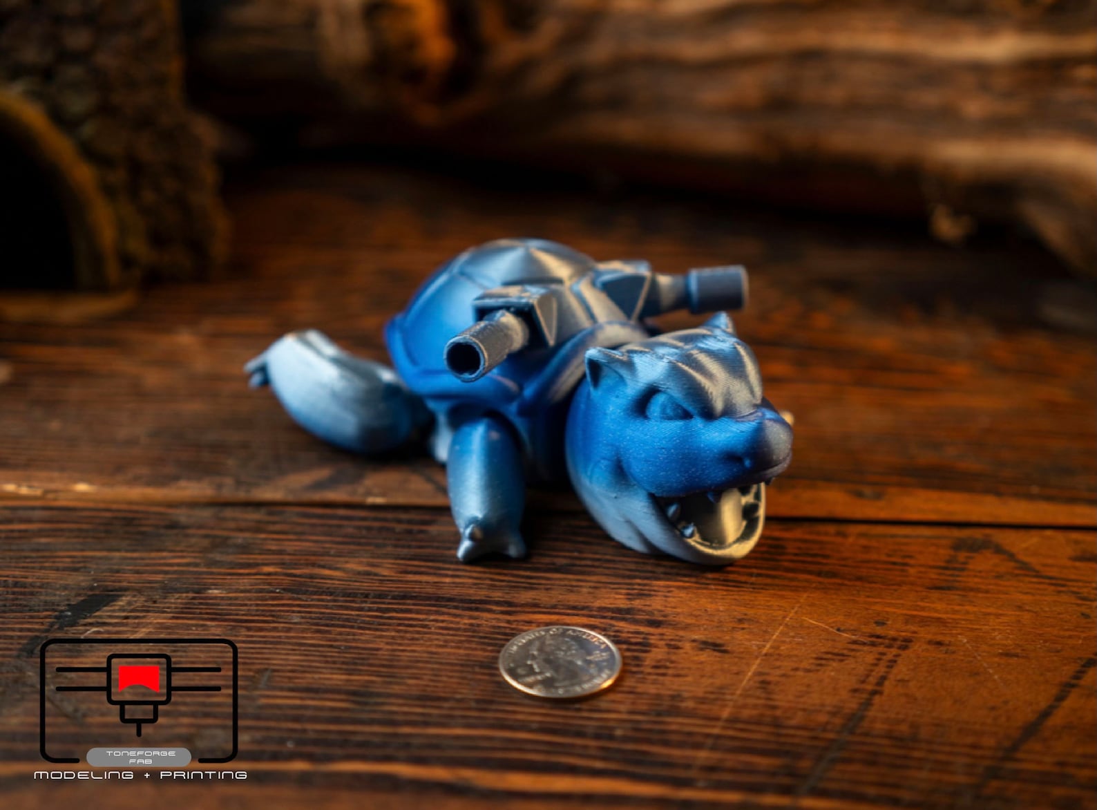 Articulated 3D Printed Blastoise Fidget Toy - Etsy