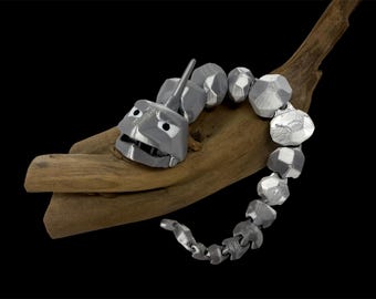Articulated 3D printed Onix fidget toy