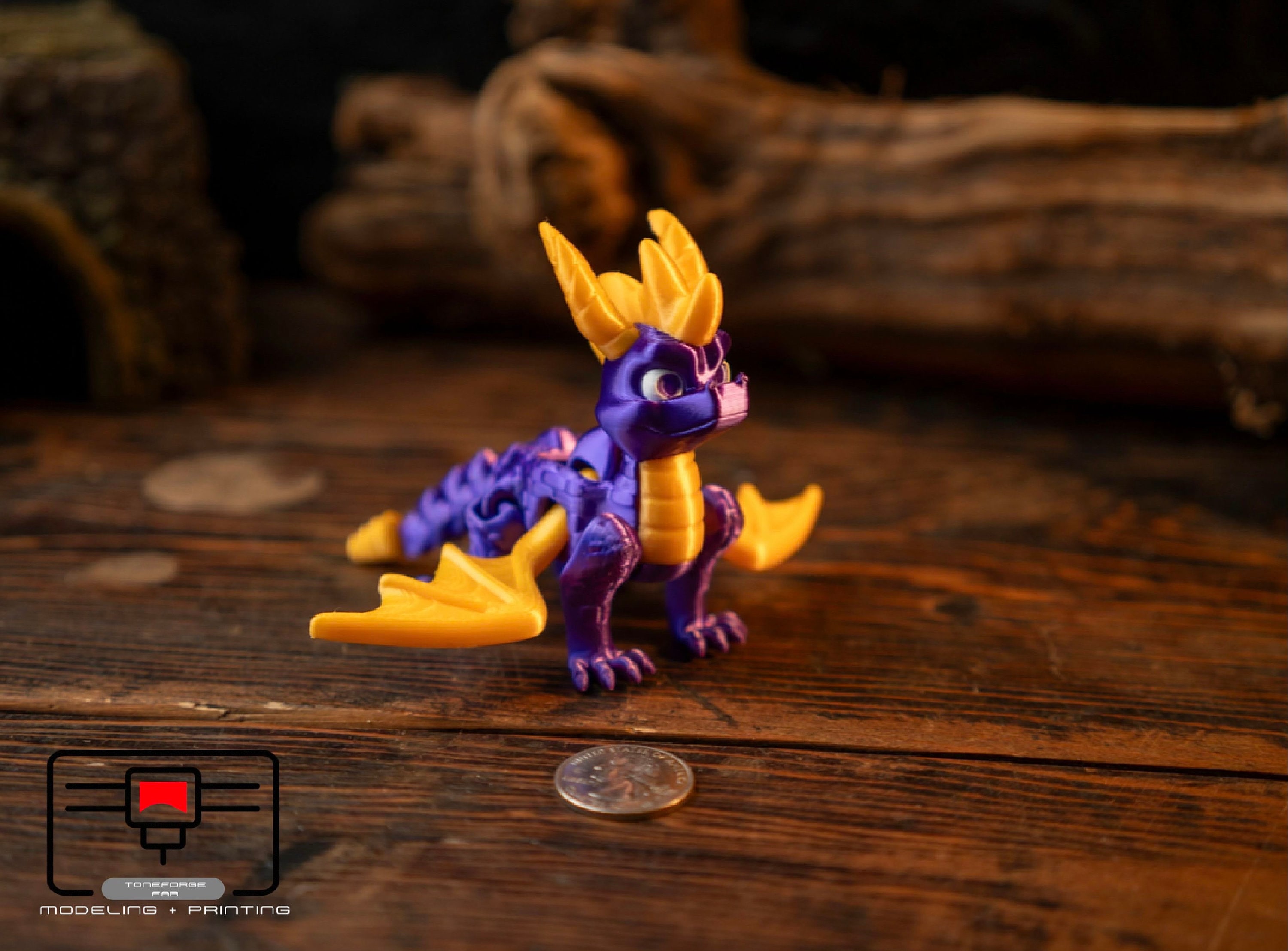 STL file Articulated Pyro, our cute flexi dragon fidget toy, its