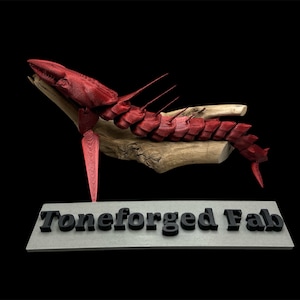 Articulated 3D printed Chelicerate Leviathan, flexi sea monster, Seabeast Movie, Subnautica