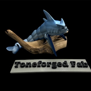 Articulated 3D printed Unnamed Leviathan, flexi sea monster, Seabeast Movie, Subnautica