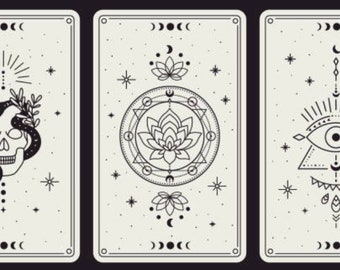 3 Card Reading - Past, Present, Future