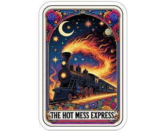 De Hot Mess Express-sticker