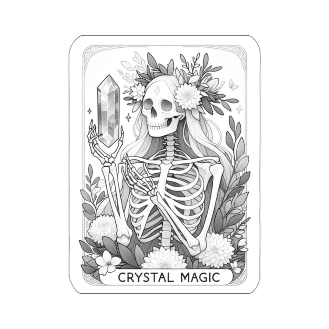 Crystal Magic Tarot Sticker - Etsy