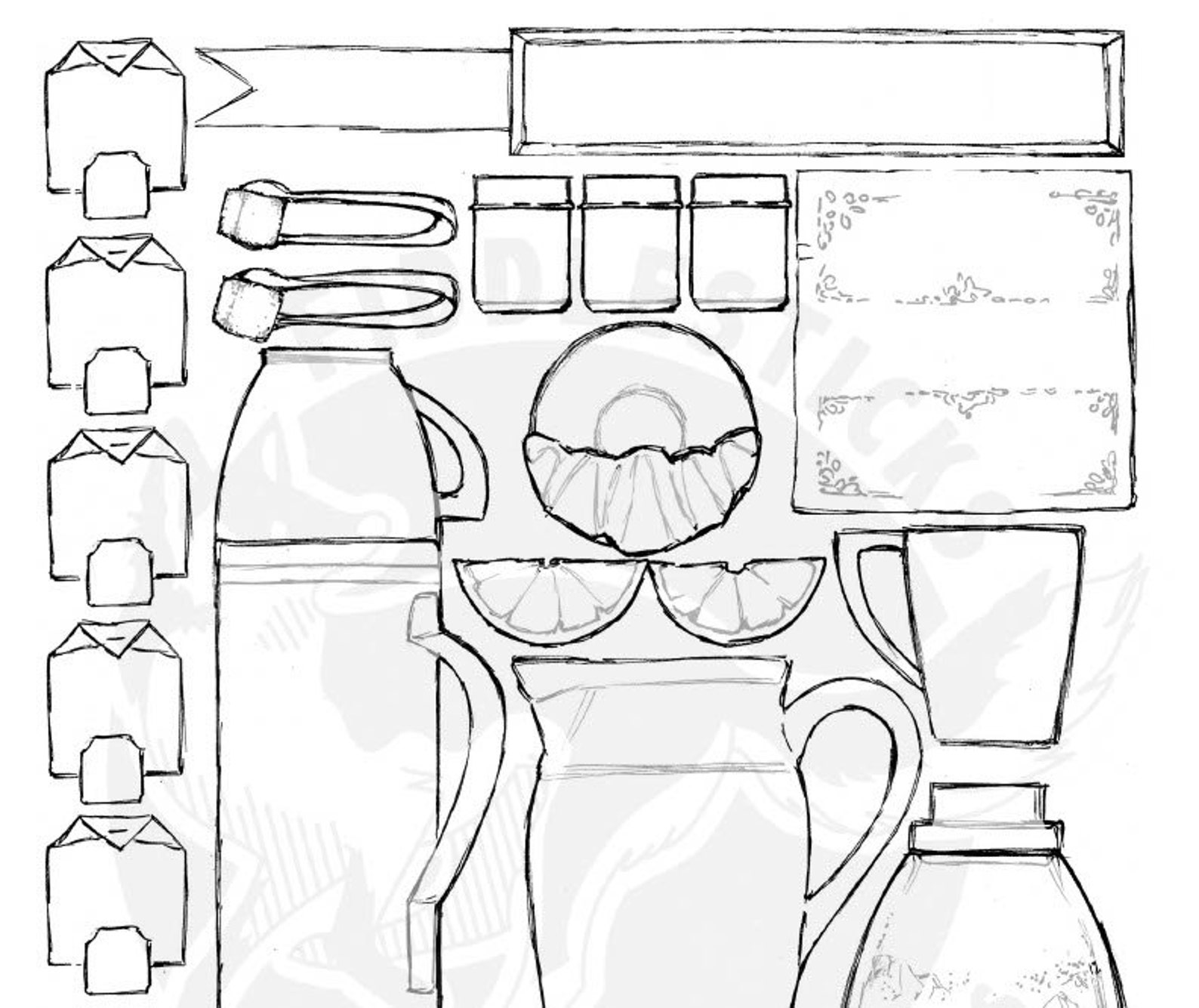 PDF Themed Illustrated 5e Character Sheet - Fillable Hand-drawn ...