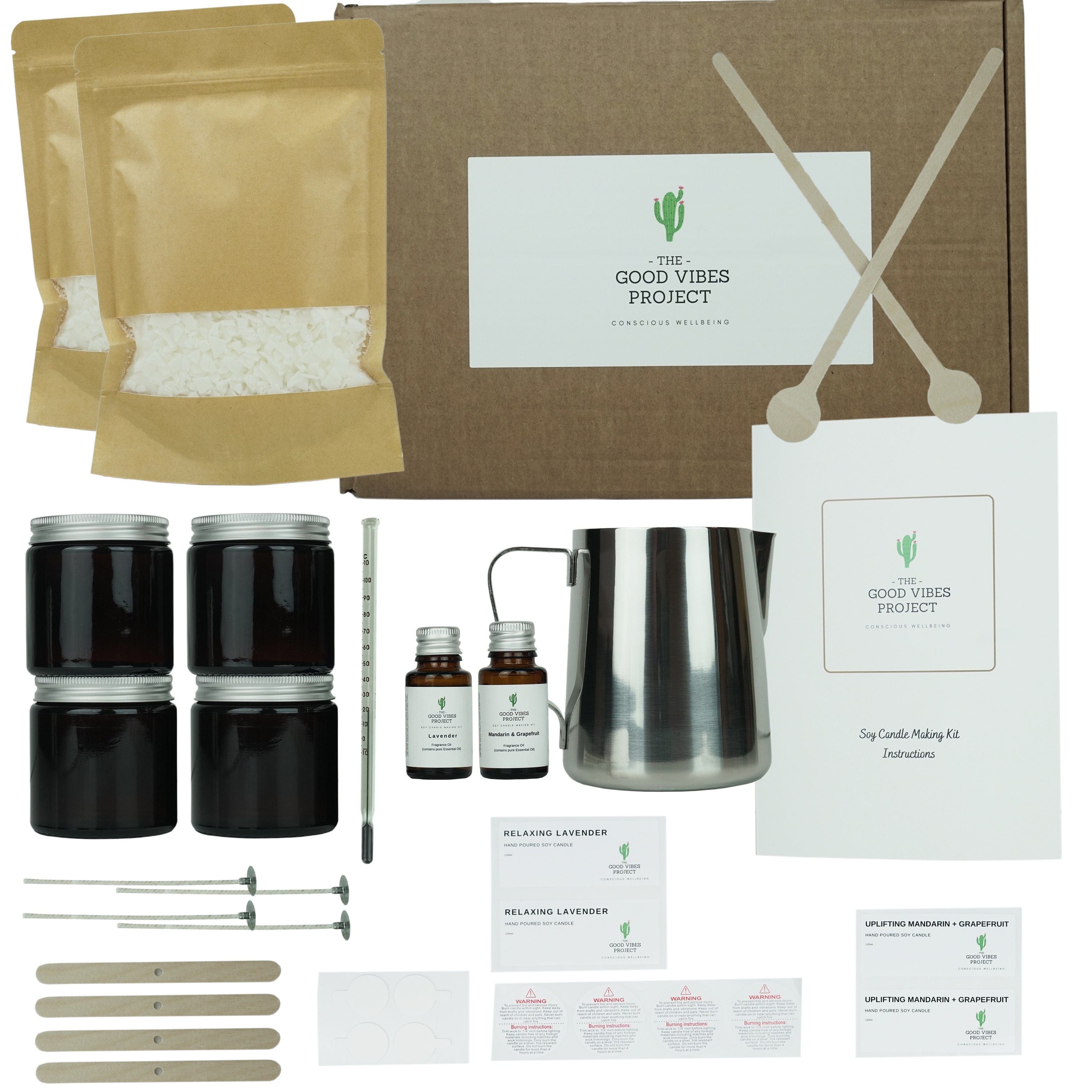Soy Candle Making Kit Complete Beginners Starter Kit Soy Etsy UK