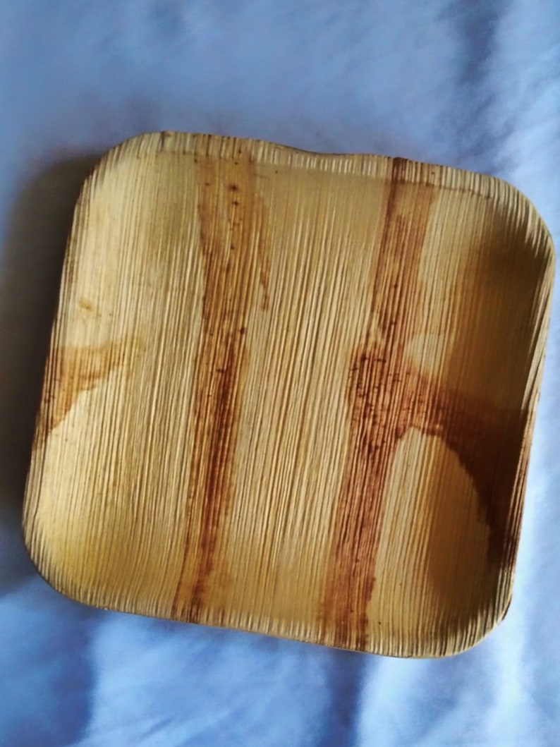 Disposable Sri Lankan Traditional Palm Leaf Plates Ecofriendly