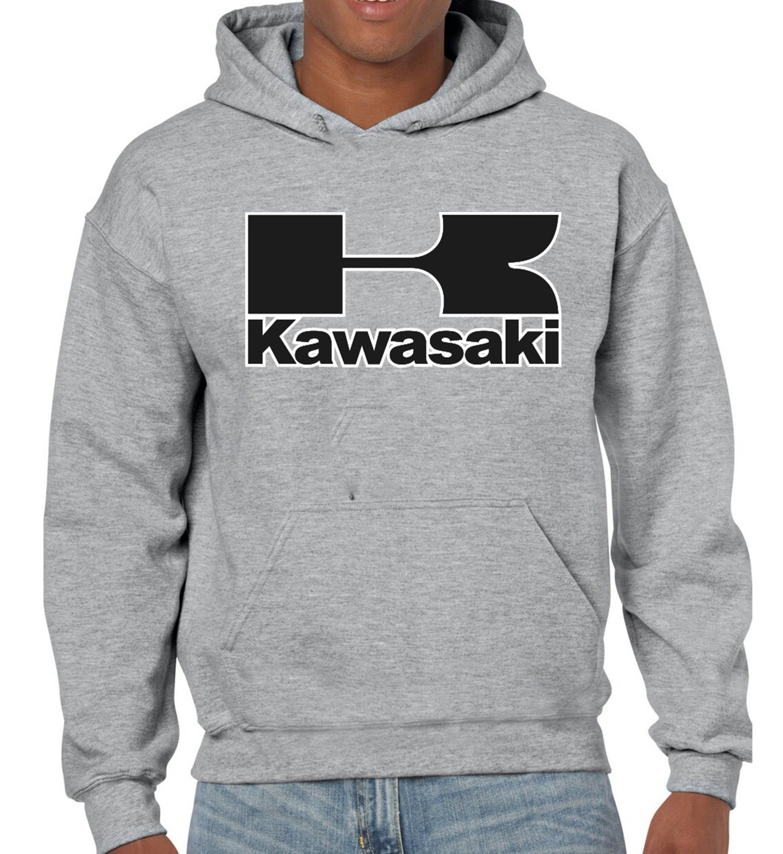 Kawasaki motocross hoodie Clearance