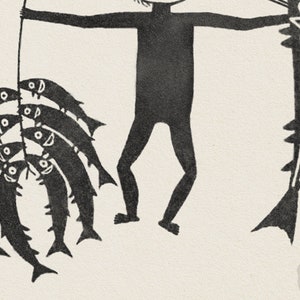 fishing-mimbres-pottery-poster-detail