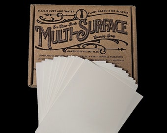 Multi-Surface Cleaner Sheets | Plant-Based & Sustainable Packaging | 100 bottles