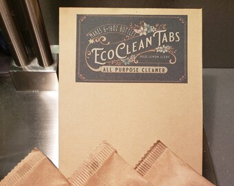 Eco Clean Tabs - 3-Pack, Concentrated, All Purpose Cleaning Tablets - makes (3) 16 oz bottle of household cleaner, sustainable!
