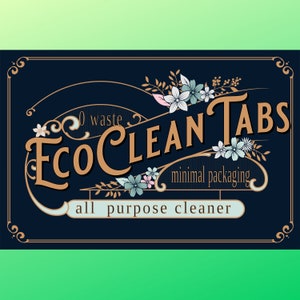 Eco Clean Tabs  Six Pk.  Concentrated All Purpose Cleaning image 1