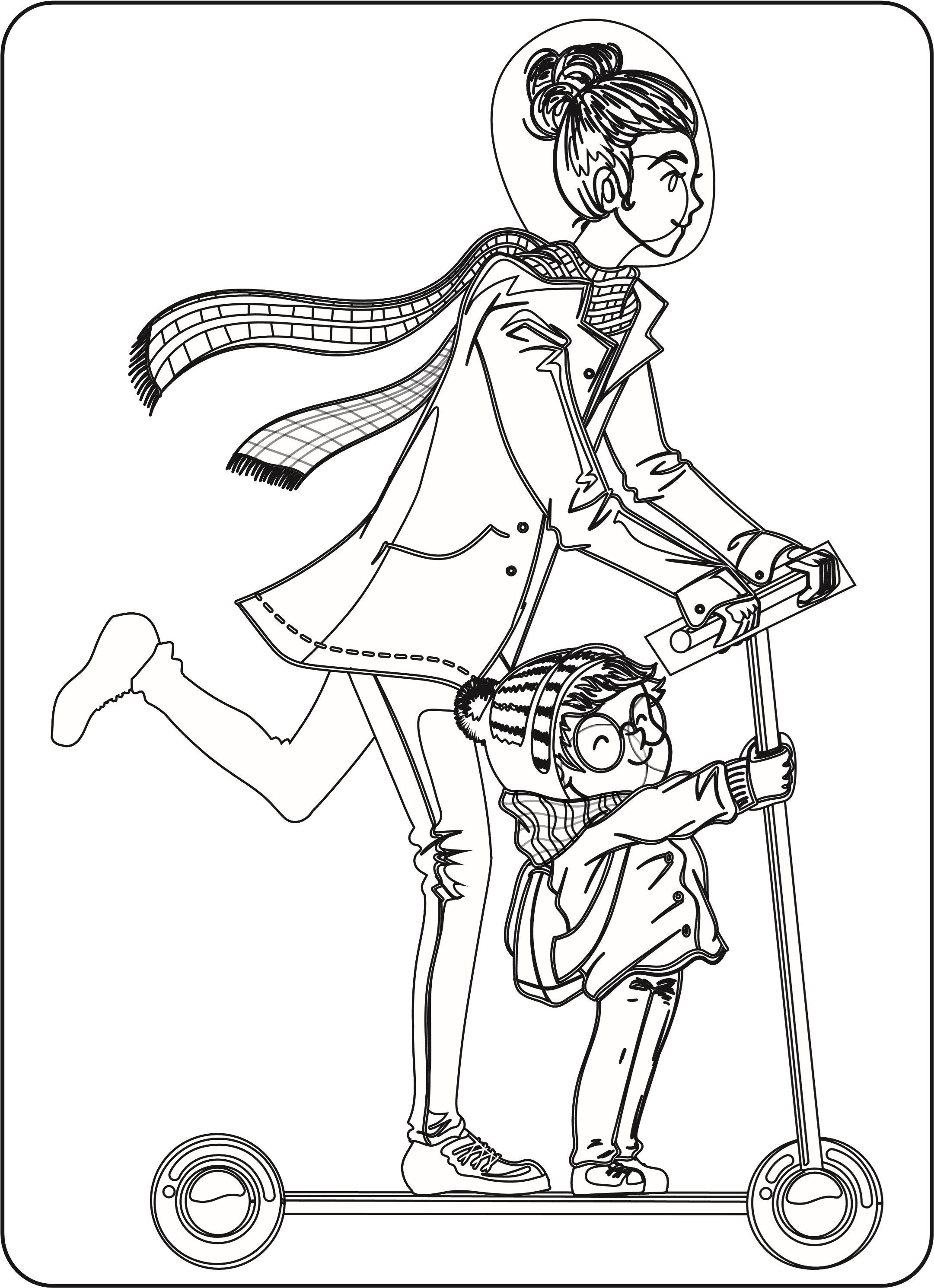 Mother's Day Coloring Pages for Kids | Etsy