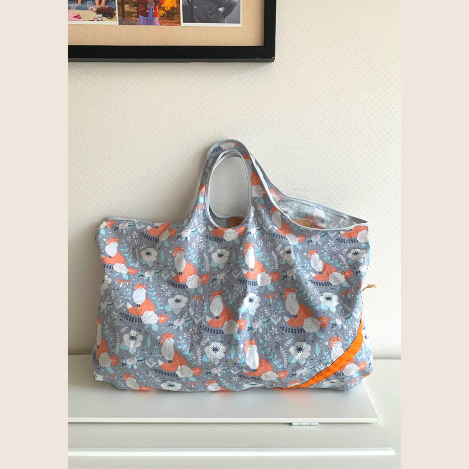 Reusable Bag Sewing Pattern / PDF Pattern / Video Turorial / 2 Sizes