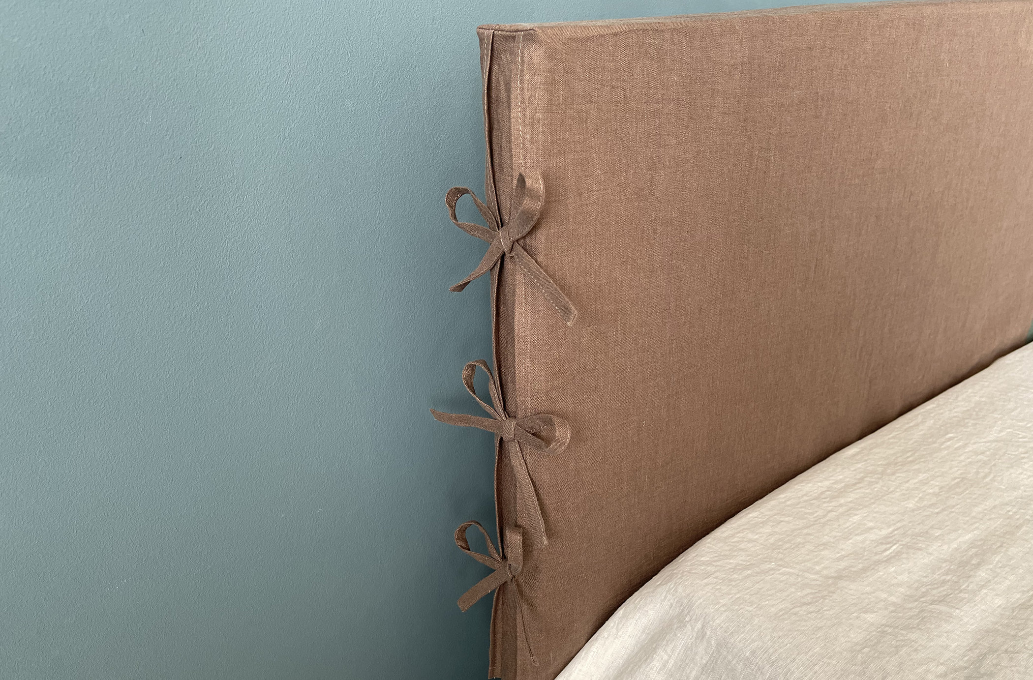 Linen Headboard. Headboard Slipcover. Foot board Cover. Custom Etsy