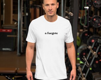 White short-sleeved T-shirt A FUEGOTE