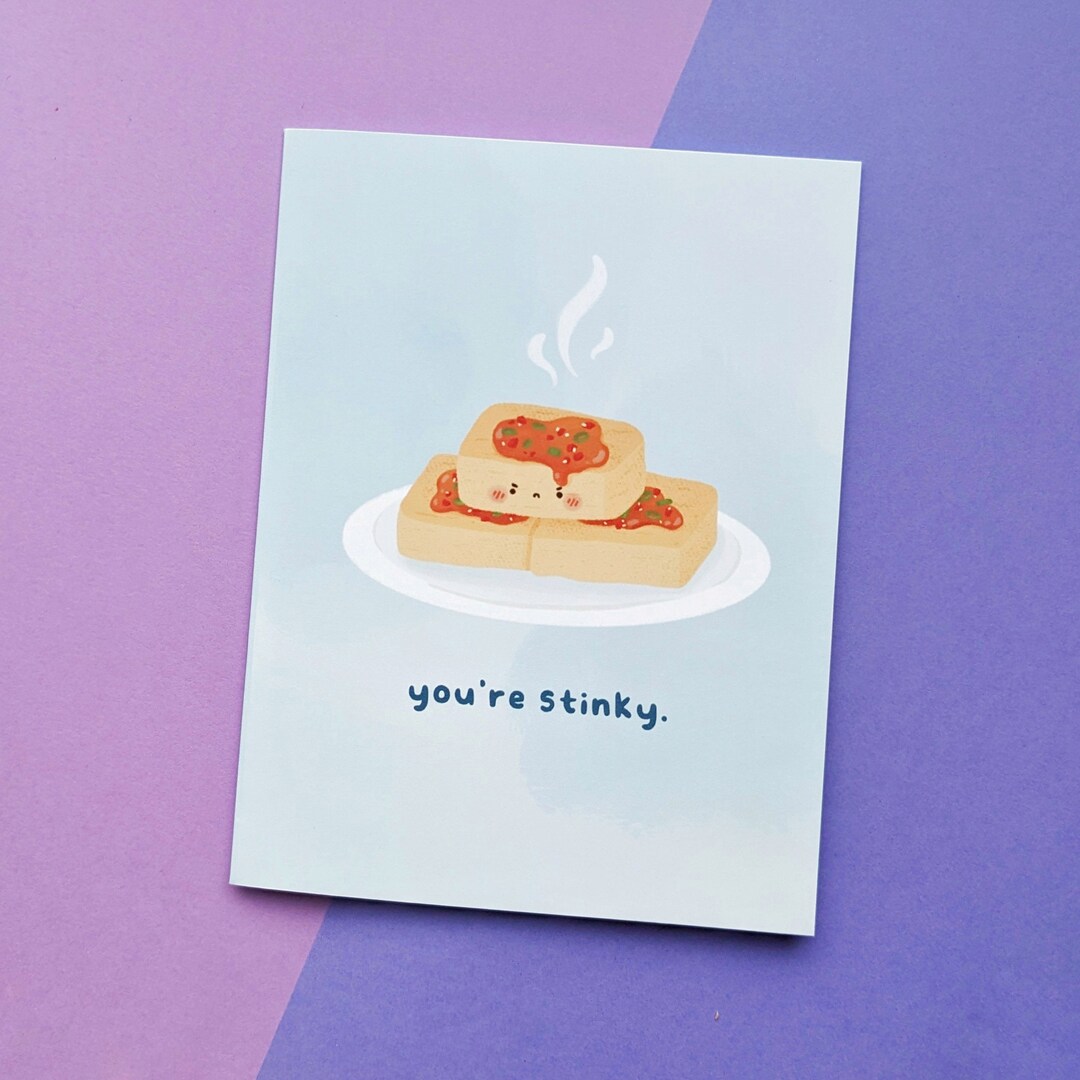 You're Stinky. Greeting Card Mini Prints Greeting Card Art Print Etsy