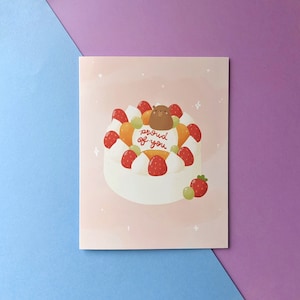 Stolz auf Dich Grußkarte | Mini Drucke | Grußkarte | Kunstdruck