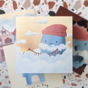 Art Print | Karl the Fog and the Golden Gate Bridge