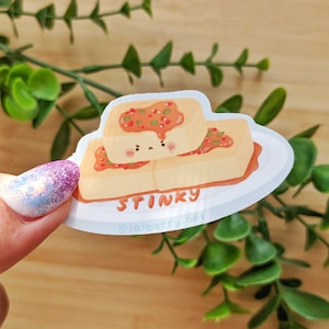 Stinky Tofu Vinyl Sticker | laptop stickers | water bottle sticker | hydroflask, weatherproof | glossy sticker