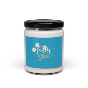 Team Bride Soy Candle - Bachelorette Party Candle, Bridal Shower Gift, Wedding Favors, Bridal Party Gifts, Maid of Honor Proposal Candle