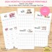 Vintage Teacup Calendar Printable Wall Calendar, to Do List Monthly ...