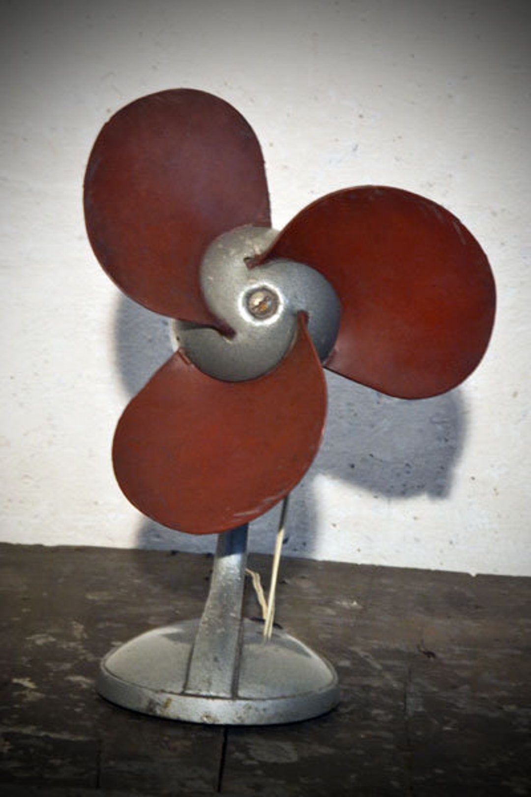 Vintage Russian Fan B3-1, Retro Desk Ventilator, Raw Home Decor 1970's ...