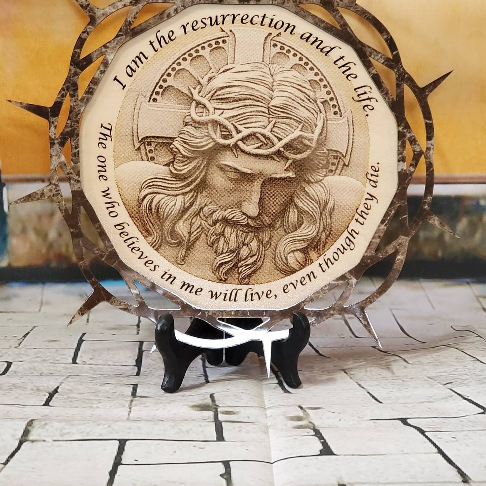 Jesus Wall Hanging Etsy