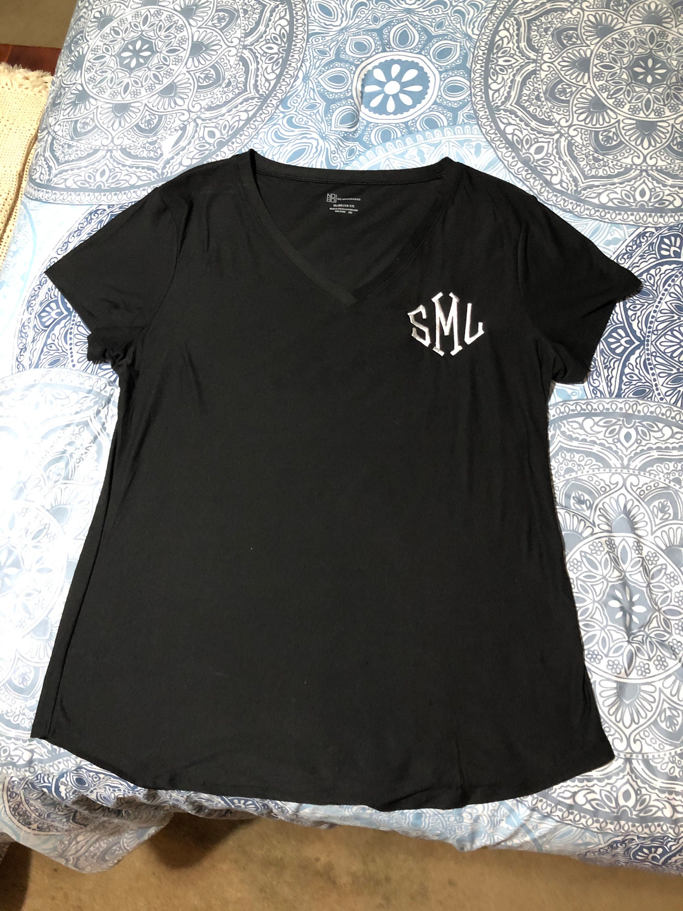 Monogram Tshirt Etsy
