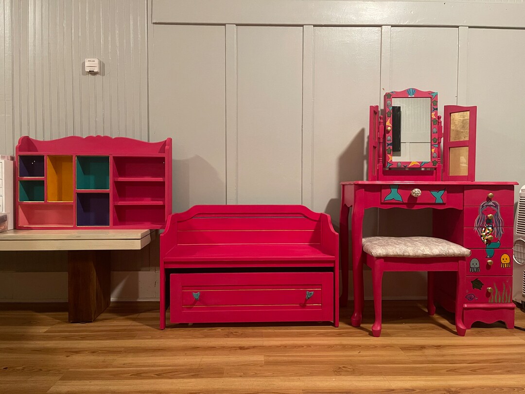 Mermaid Vanity Set Etsy