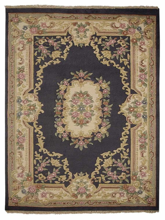 Hand Knotted Premium Quality Oriental, Light Blue Wool Oriental Rug