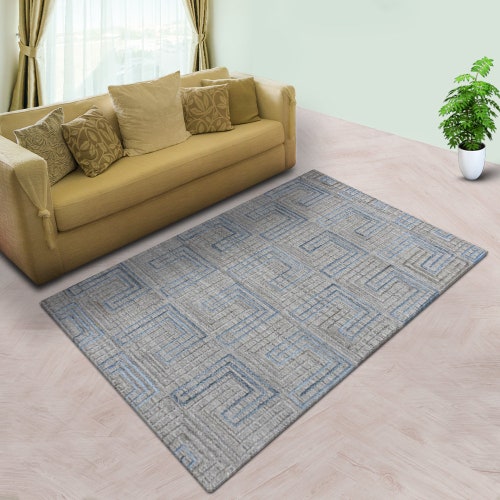 Hand Woven Overtufted Kilim Geometric Polypropylene shops Ivory Multicolor Rectangle Area Rug KKDP0005A