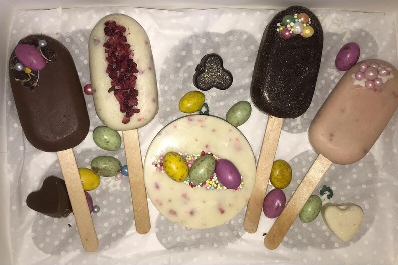 Vegan Cakesicles Vegan Chocolate Biscuits Vegan Cake Treats Etsy