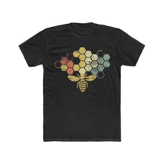 Men's Honeycomb Bee T-shirt Beekeeper T 